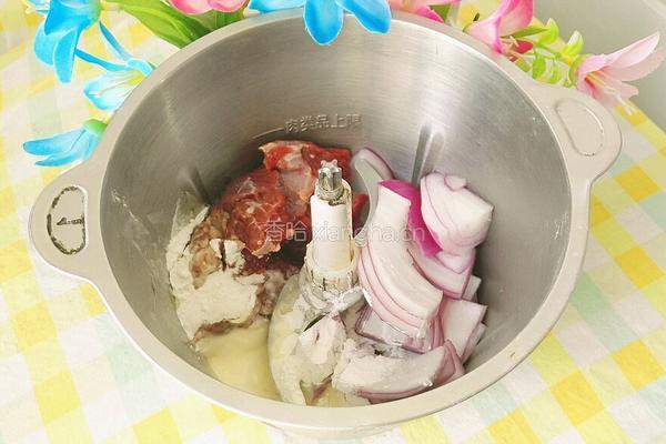 洋葱鸡蛋牛肉丸子（宝宝营养米糊）的做法图解4