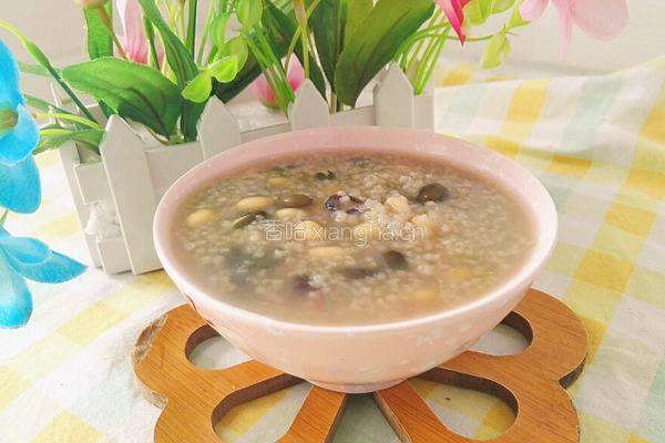 黑豆黄豆小米粥的做法图解10