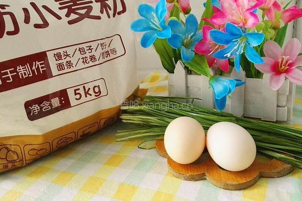 韭菜鸡蛋煎饼的做法图解1
