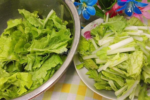 清炒芙蓉菜的做法图解4