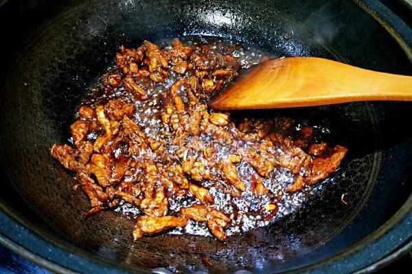 豆角卤面的做法图解4