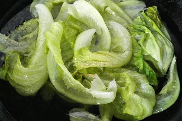 肉末生菜的做法图解4