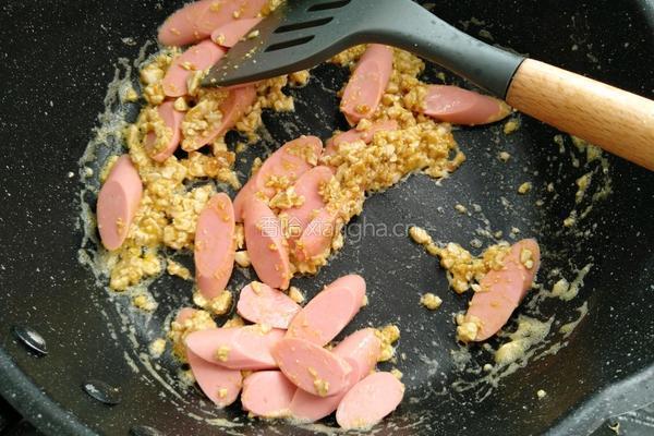咸蛋芦笋火腿焗土豆的做法图解10