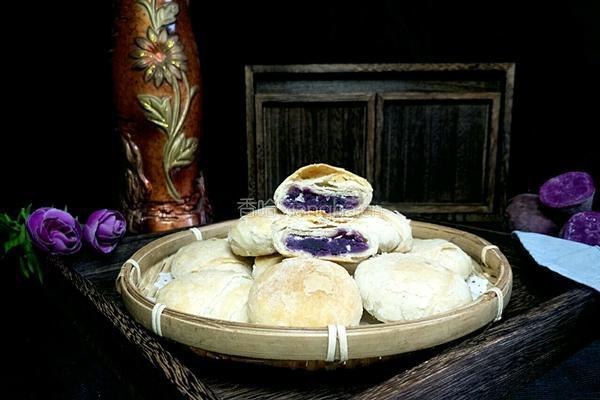 清甜酥香紫薯酥的做法图解23