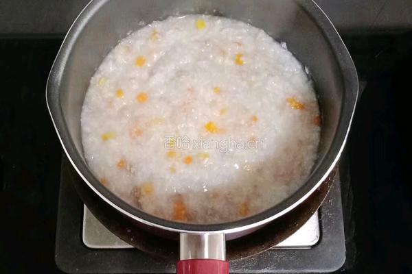 时蔬干贝粥 (宝宝辅食）的做法图解10