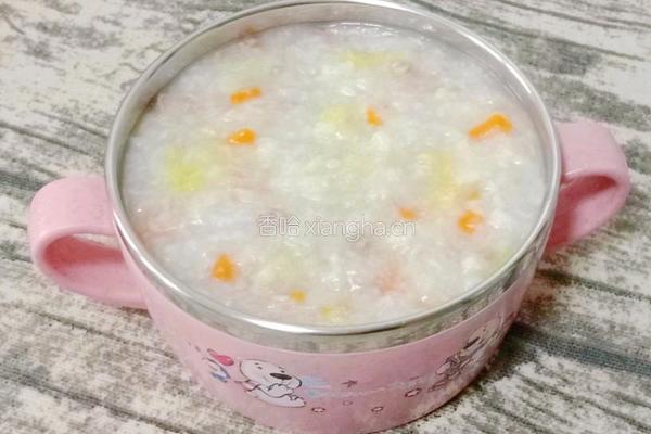 时蔬干贝粥 (宝宝辅食）的做法图解12