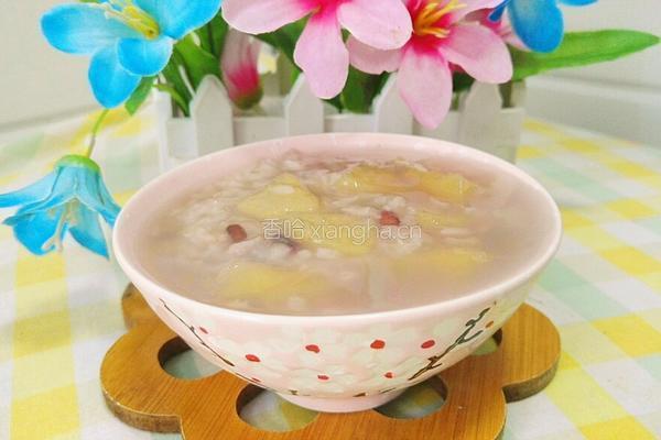 赤小豆苹果糯米粥的做法图解7