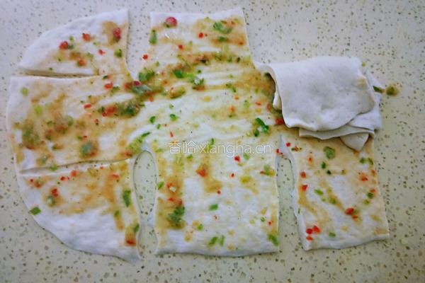 彩椒葱花饼的做法图解11