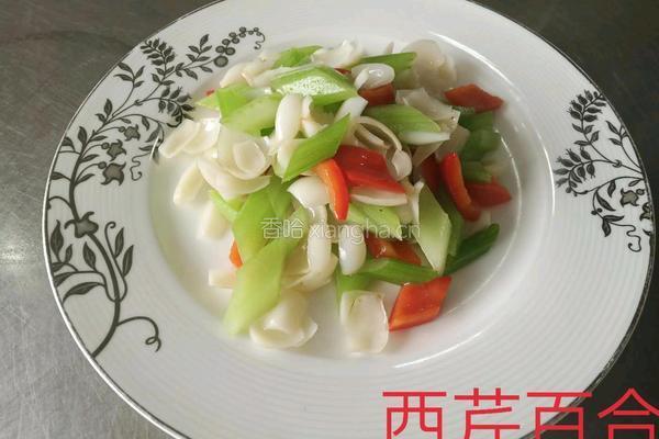 西芹百合的做法图解4