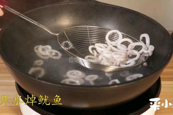 酱爆鱿鱼圈的做法图解2