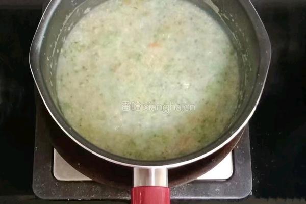 口蘑补锌粥 (宝宝辅食）的做法图解12