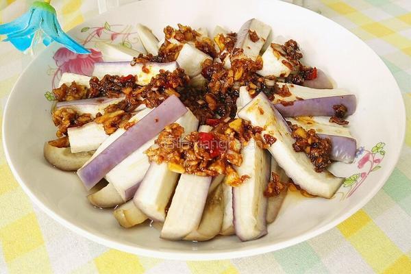 蒜蓉茄子的做法图解11