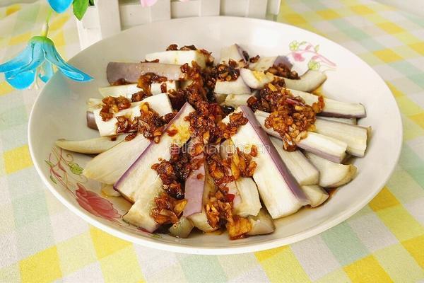 蒜蓉茄子的做法图解12