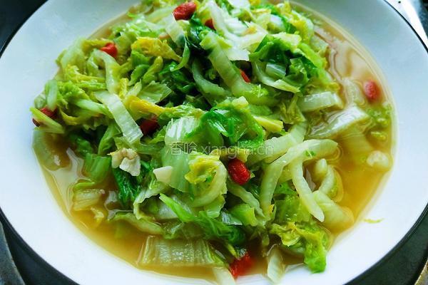 白菜又名火筒菜的做法图解5