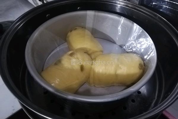 葡萄干手撕面包的做法图解14