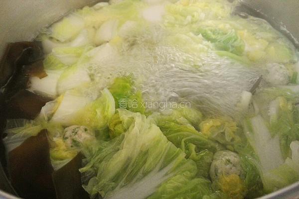 白菜海带圆子汤的做法图解14