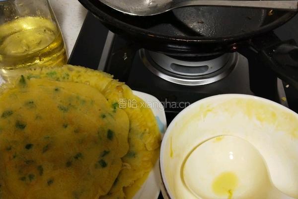 香葱煎饼的做法图解7
