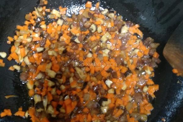 腊肉芥菜炒饭的做法图解6