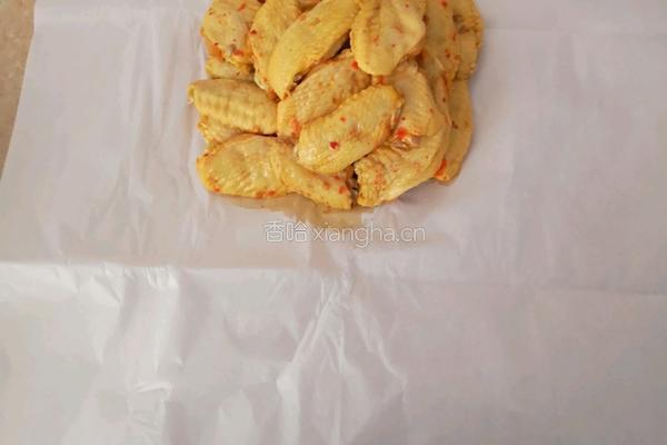 盐焗鸡中翅的做法图解8