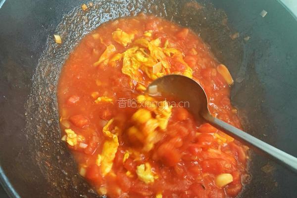 西红柿鸡蛋面的做法图解8