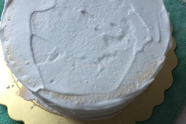 快手蛋糕（简单的裱花蛋糕）的做法图解9