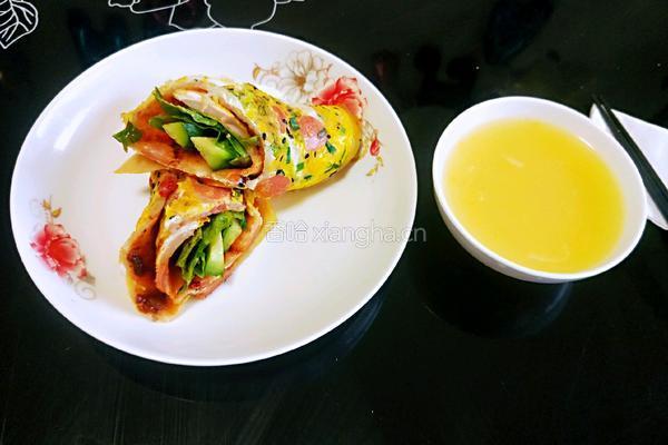 番茄鸡蛋卷的做法图解16