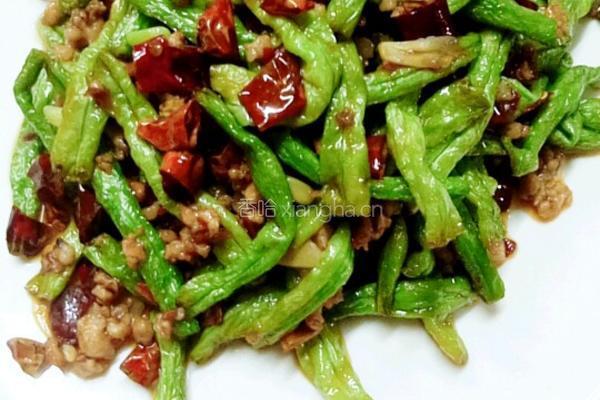 干煸豆角的做法图解6