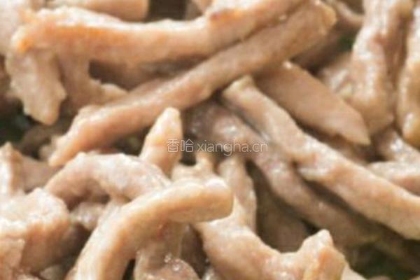 京酱肉丝的做法图解2