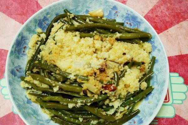 嫩豆角焖黄米饭的做法图解7