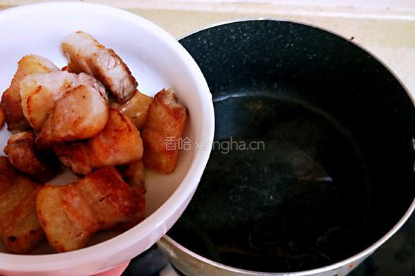 茭白红烧肉(无油版）的做法图解5