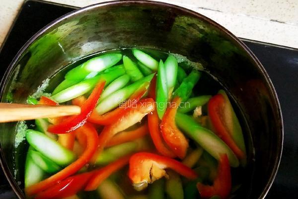 芦笋炒虾仁(减脂餐）的做法图解6