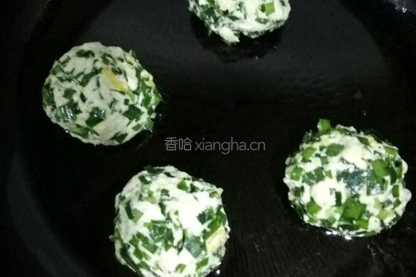 韭菜豆腐饼的做法图解15