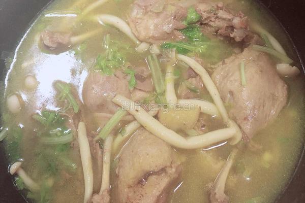 咖喱鸭腿面的做法图解10
