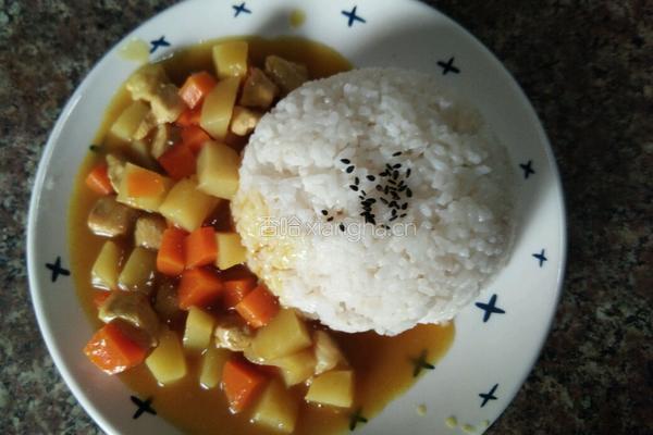 咖喱鸡排饭的做法图解16
