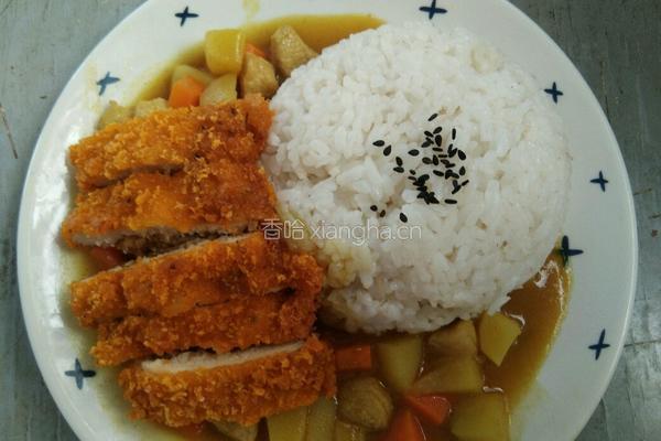 咖喱鸡排饭的做法图解17
