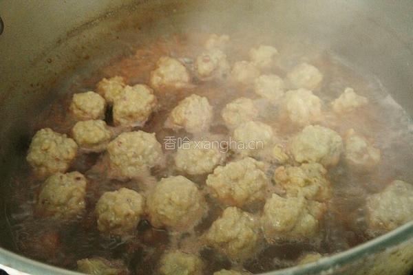 白萝卜花生牛肉丸子汤的做法图解12