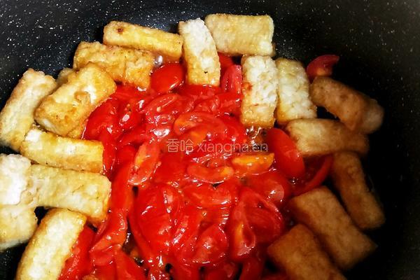圣女果烧豆腐的做法图解11