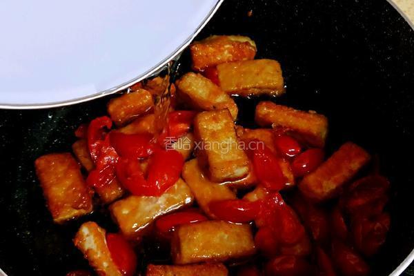 圣女果烧豆腐的做法图解13