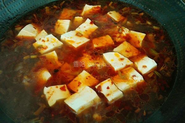 麻婆豆腐的做法图解9
