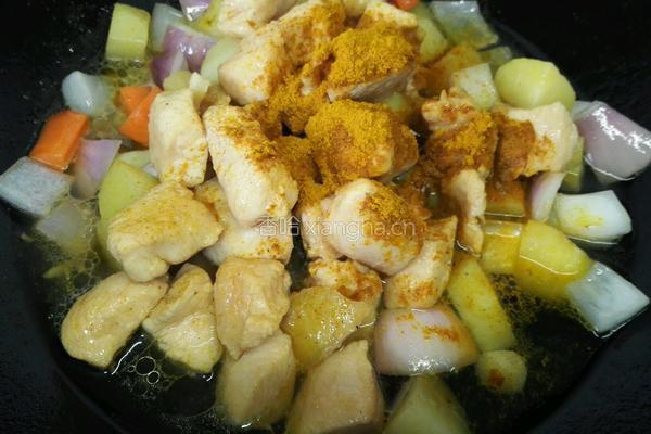 咖喱土豆鸡丁的做法图解7