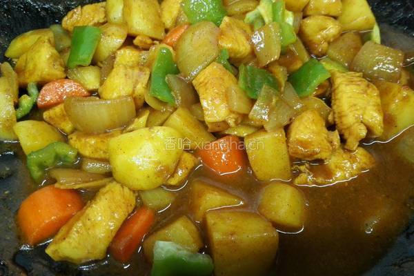 咖喱土豆鸡丁的做法图解9