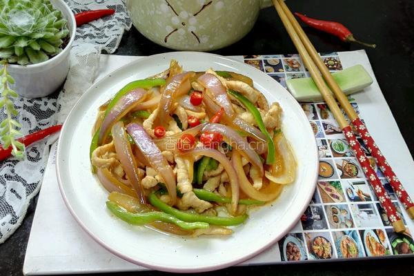 青椒洋葱炒肉丝的做法图解8