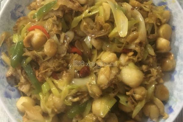 炒扇贝肉的做法图解6