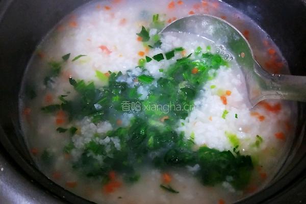 菠菜大米粥(宝宝辅食）的做法图解8