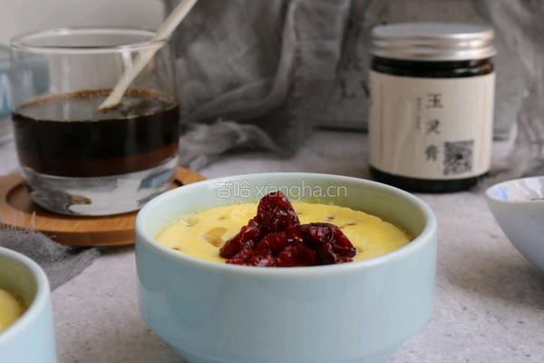 桃胶鸡蛋羹的做法图解9