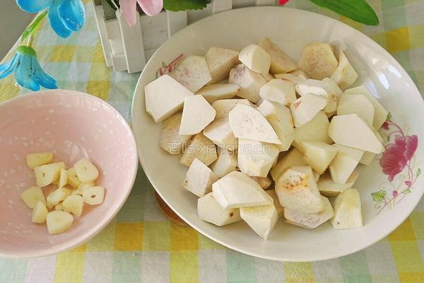 芋头烧豆角的做法图解4