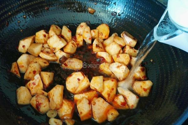 芋头烧豆角的做法图解9