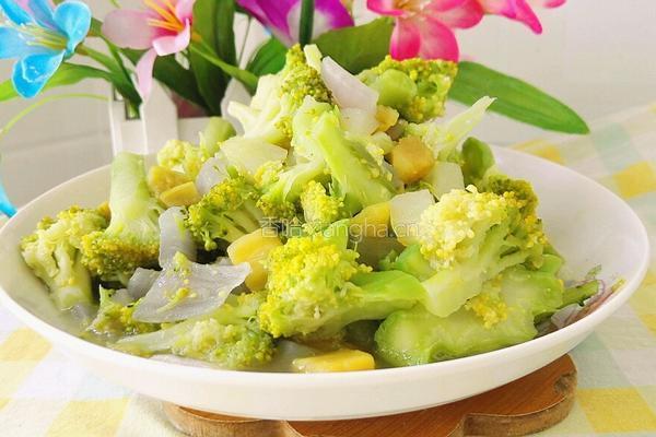 土豆地瓜炒西兰花的做法图解13