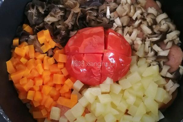 一颗蕃茄焖饭的做法图解13