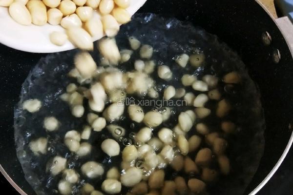 菠菜拌花生的做法图解5